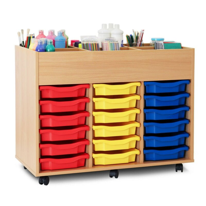 Storage Unit Manufacturer - Mobile Art Wooden Cabinet