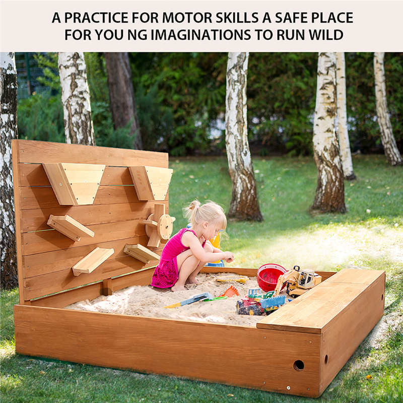 Sandpit Manufacturer - Wooden Waterproof Storage