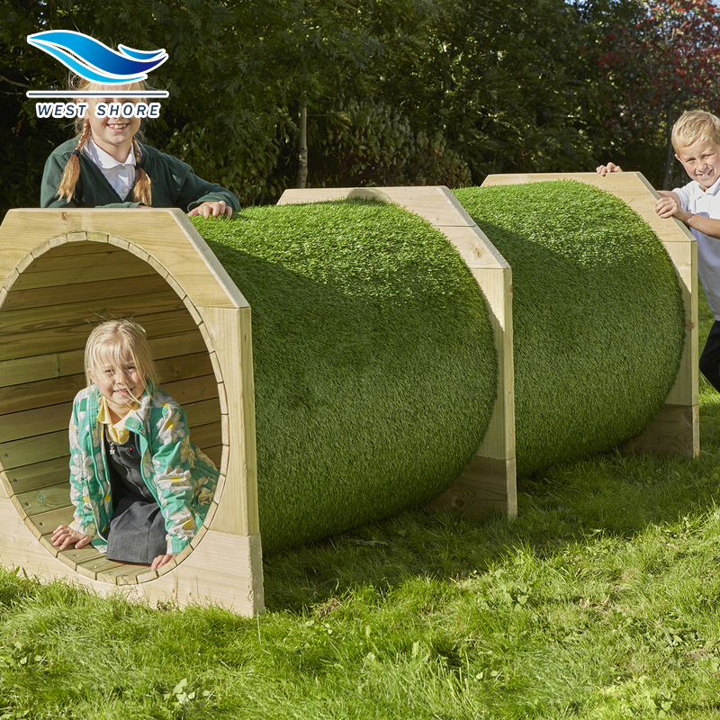 Play Tunnel Manufacturer - Outdoor Wooden Crawling
