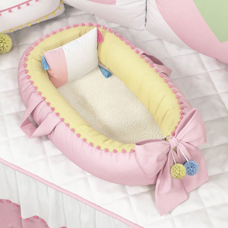 Baby Lounger Airy Soft Baby Nest Cover Co. 0-24 Months Baby Sleep