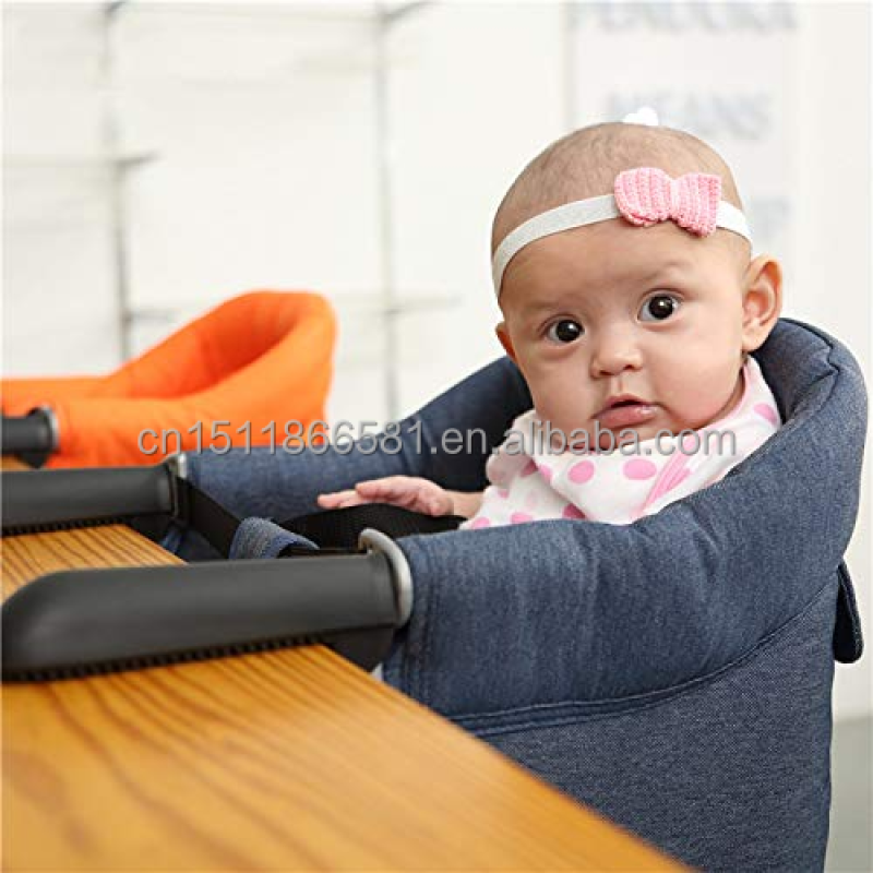 Baby Feeding Supplies Steel Frame Baby Hook-on Chair for Home and Travel Quick Table Chair