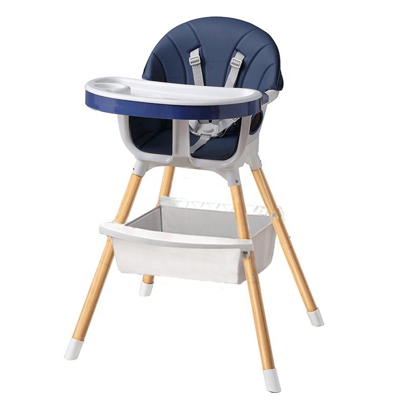 Best Selling Baby Highchair with Double Removable Tray and Legs for Infant Toddler.