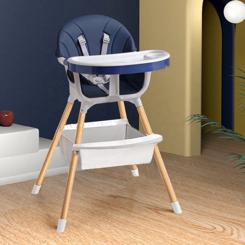 New Baby Products Children Furniture 3-in-1 Steel Frame Baby Highchair Feeding