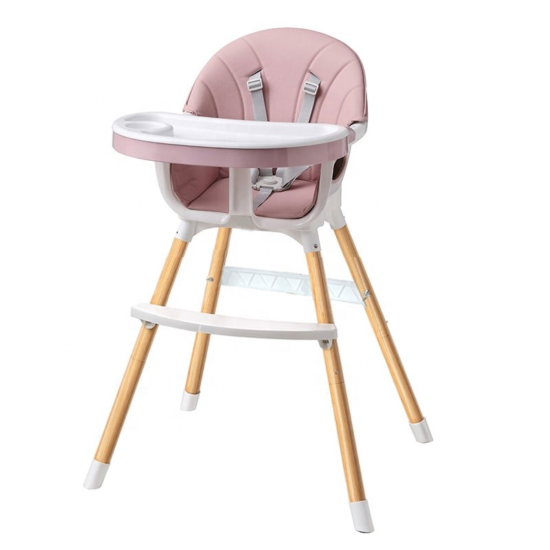 New Baby Products Children Furniture 3-in-1 Steel Frame Baby Highchair Feeding