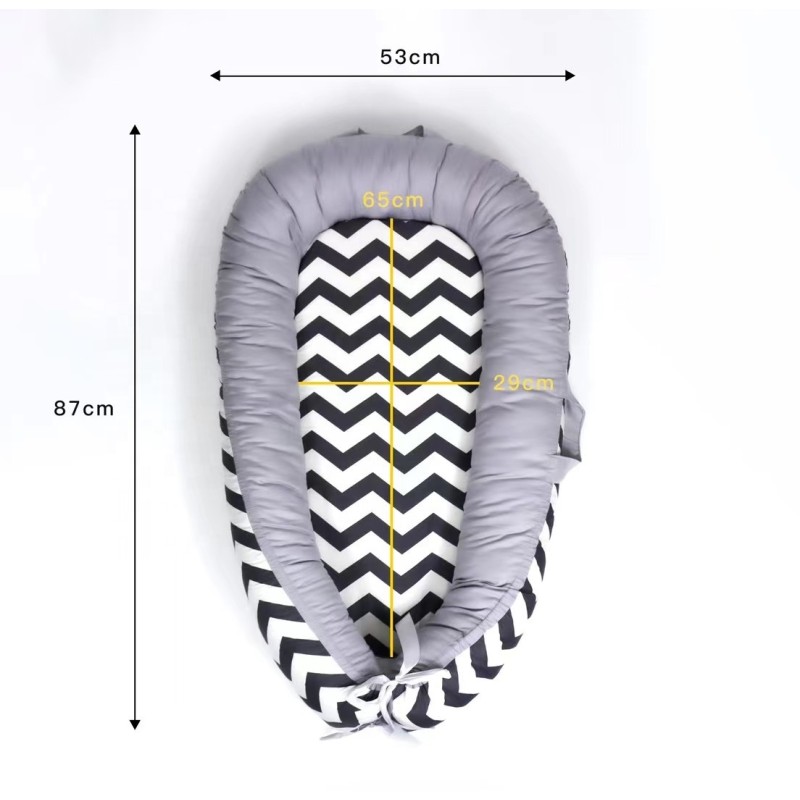 Baby Nest Bed New Baby Products Portable Baby Lounger with Pillow and Child Sleep Toy