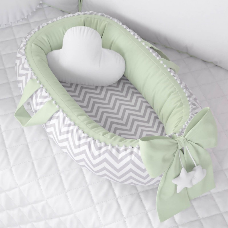 Baby Lounger Airy Soft Baby Nest Cover Co. 0-24 Months Baby Sleep