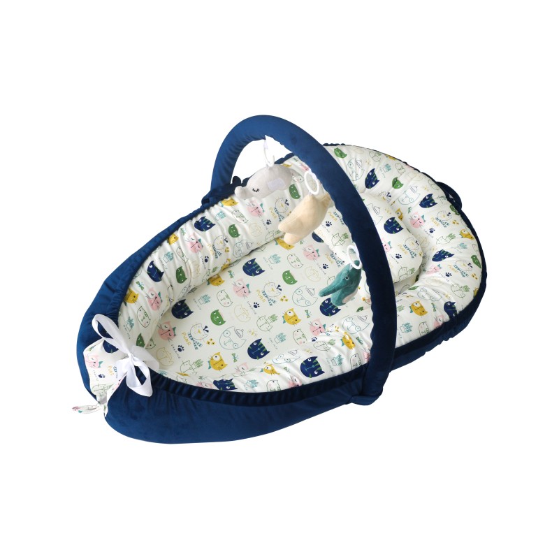 Baby Nest Bed New Baby Products Portable Baby Lounger with Pillow and Child Sleep Toy