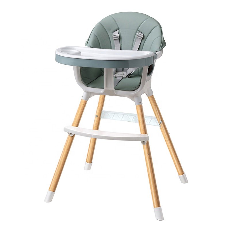 New Baby Products Children Furniture 3-in-1 Steel Frame Baby Highchair Feeding