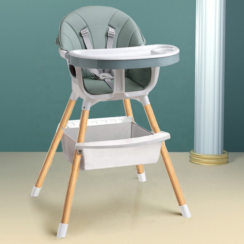 New Baby Products Children Furniture 3-in-1 Steel Frame Baby Highchair Feeding