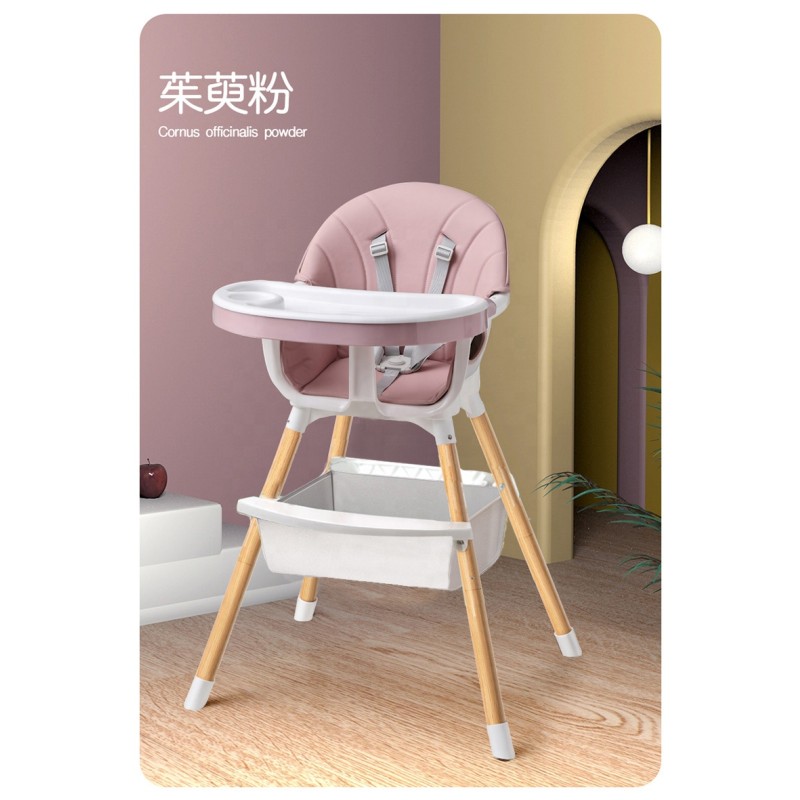 European Standard Custom Removable Children Dining Chair Baby Eating Table Food Highchair