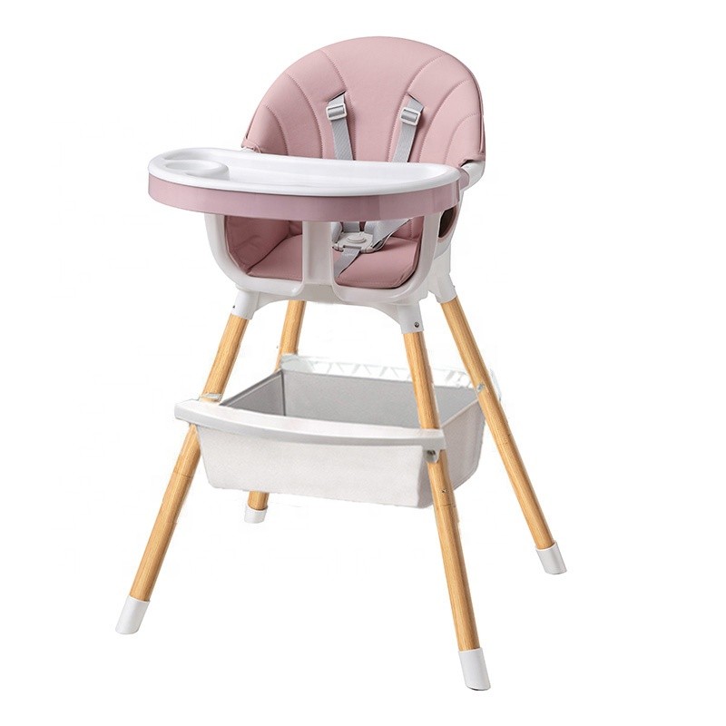 Best Selling Baby Highchair with Double Removable Tray and Legs for Infant Toddler.