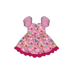 2024 Newborn Baby Clothing Girl Clothing 0-3 Months Baby Girl Clothing Girl Floral Dress