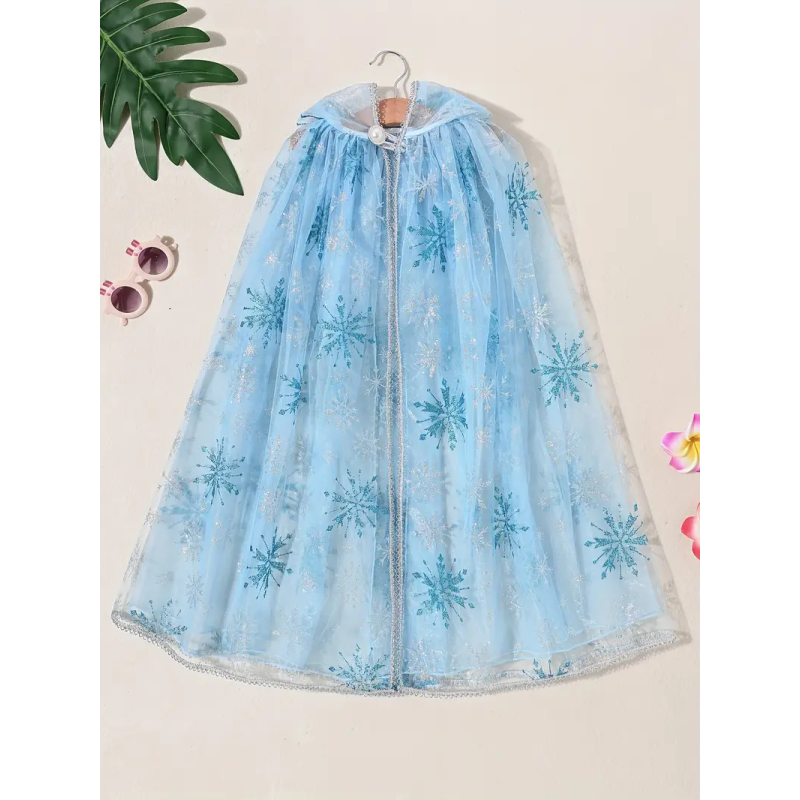 Wholesale Custom Fashion Girl Cape Hot Sale Colorful Hooded Cape Pretty Cute Girl Halloween Costume Cloak