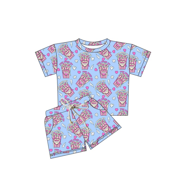 2 pcs Short Sleeve Shirt Shorts Set Girls Boys Summer Outfit Toddler Boy Clothes Summer Children's Clothing Lounge Set