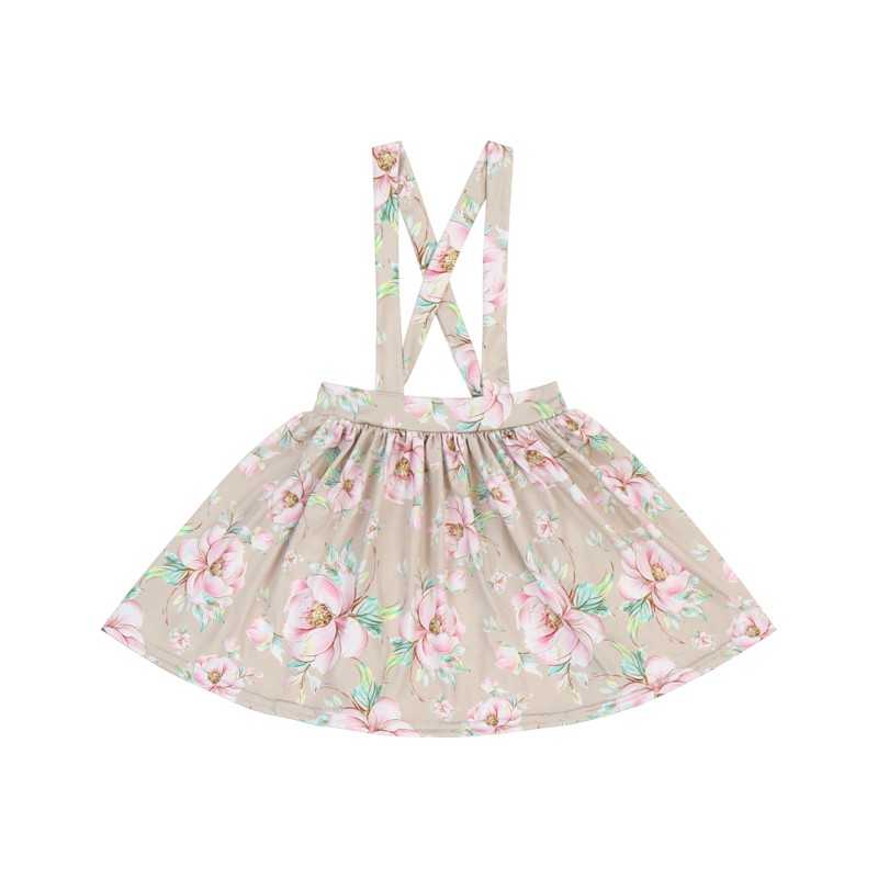 Casual Baby Clothing Rose Flower Strapless Dress Baby Summer Dress Girl Dress