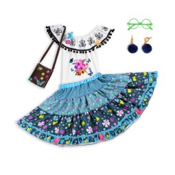 2022 TV Movie Costume Ankato Mirabel Role Play Costume Children Carnival Birthday Princess Dress Children Party Ankato Dress