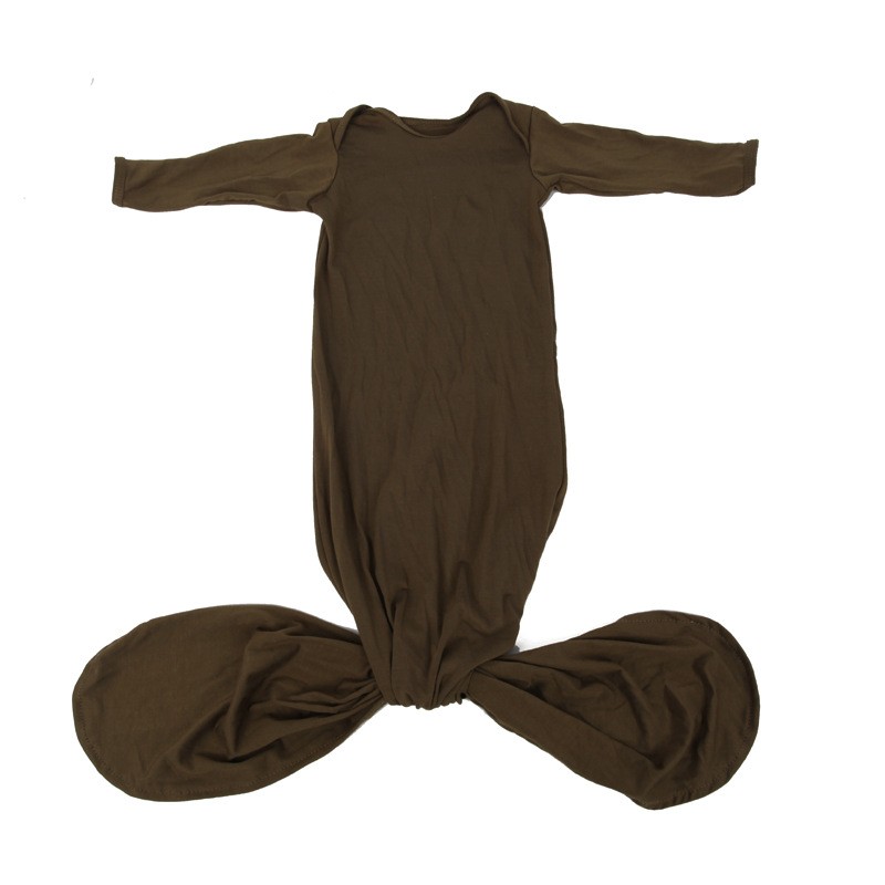 Long Sleeve Organic Cotton Bamboo Baby Sleep Sack Infant Sack Sack Winter Gauze Baby Sleep Sack Knot Baby Sleeping Bag