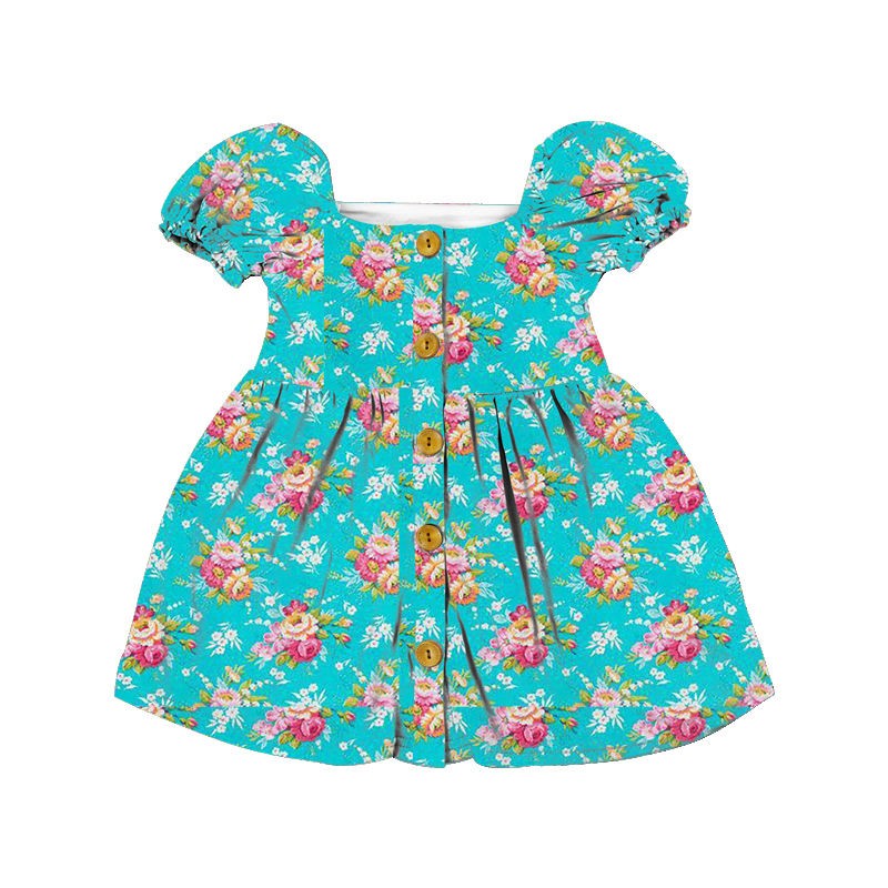 Christmas Baby Short Sleeve Print Tree Dot Short Skirt Tulle Dress Baby Dress Design