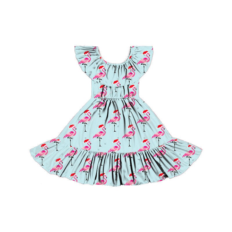 Luxurious Bamboo Summer Wear Baby Clothes Little Girl Short Sleeve Dress