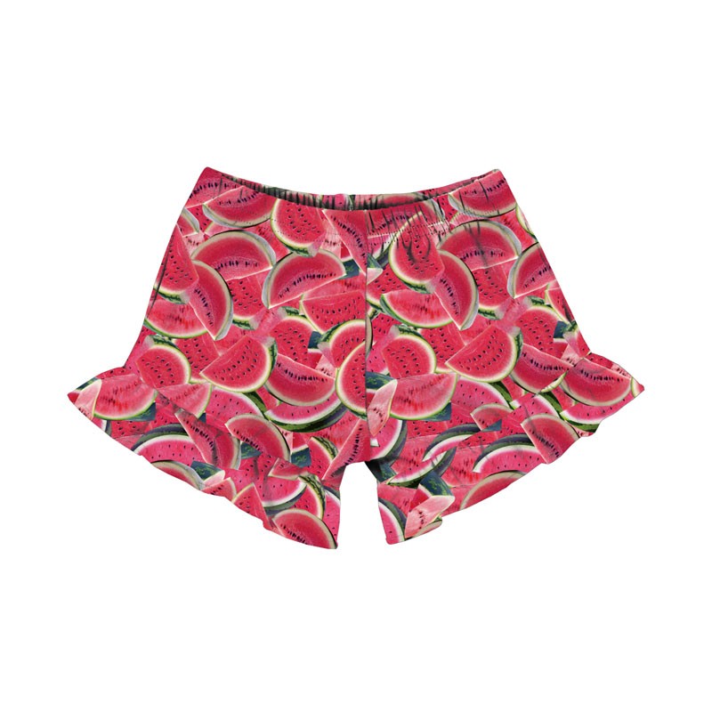 Casual Bumblebee Print Ruffle Clothes Brushed Milk Silk Boutique Custom Handmade Toddler Baby Girl Shorts