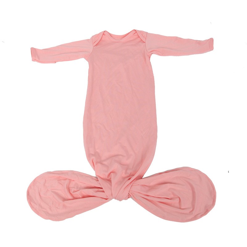 Long Sleeve Organic Cotton Bamboo Baby Sleep Sack Infant Sack Sack Winter Gauze Baby Sleep Sack Knot Baby Sleeping Bag
