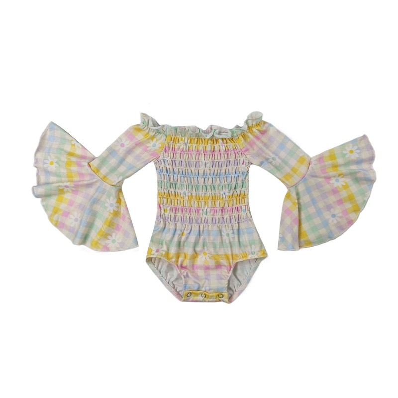 Girls Cartoon Print Baby Romper Zipper Toddler 100% Cotton Organic Summer Short Sleeve Romper Wholesale Baby Romper