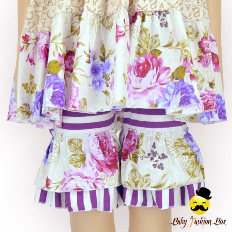 Toddler Floral Top Dress Easter Outfit Girl Clothing Boutique Children's Wear Spring and Summer