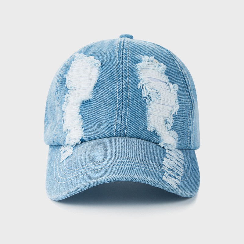 New Arrival 2021 Spring/Autumn Hole Embroidery Baseball Cap Fashion Sun Visor