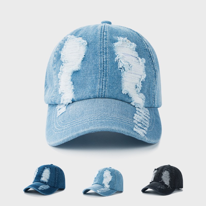 New Arrival 2021 Spring/Autumn Hole Embroidery Baseball Cap Fashion Sun Visor