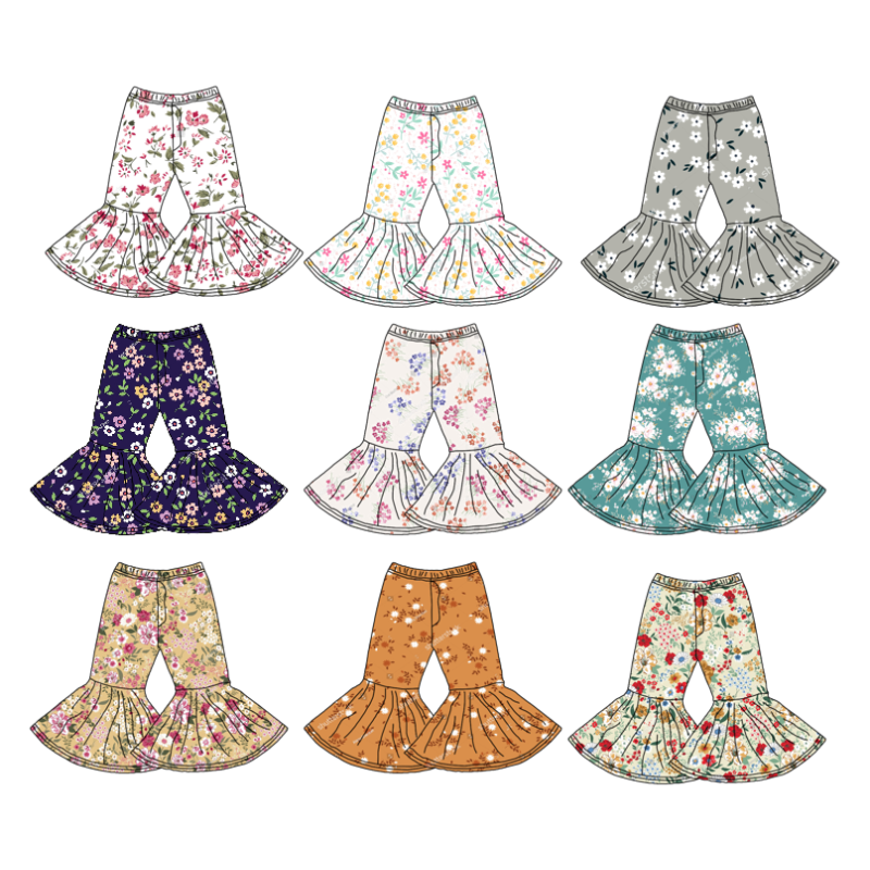 2024 New Arrival Custom Design Print Children European & American Fan Children Small Pants Print Kids Pants