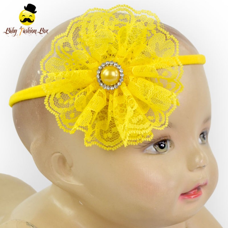 Model Design Toddler Wear Plain Yellow Ruffle Lace Bubble Newborn Clothing Baby