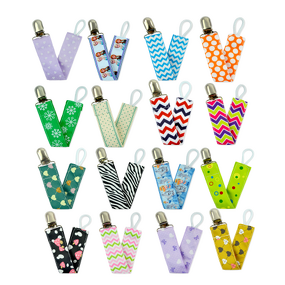 Custom Print Baby Feeding Nursing Pacifier Clip Baby Supplies Holder Pacifier Clip