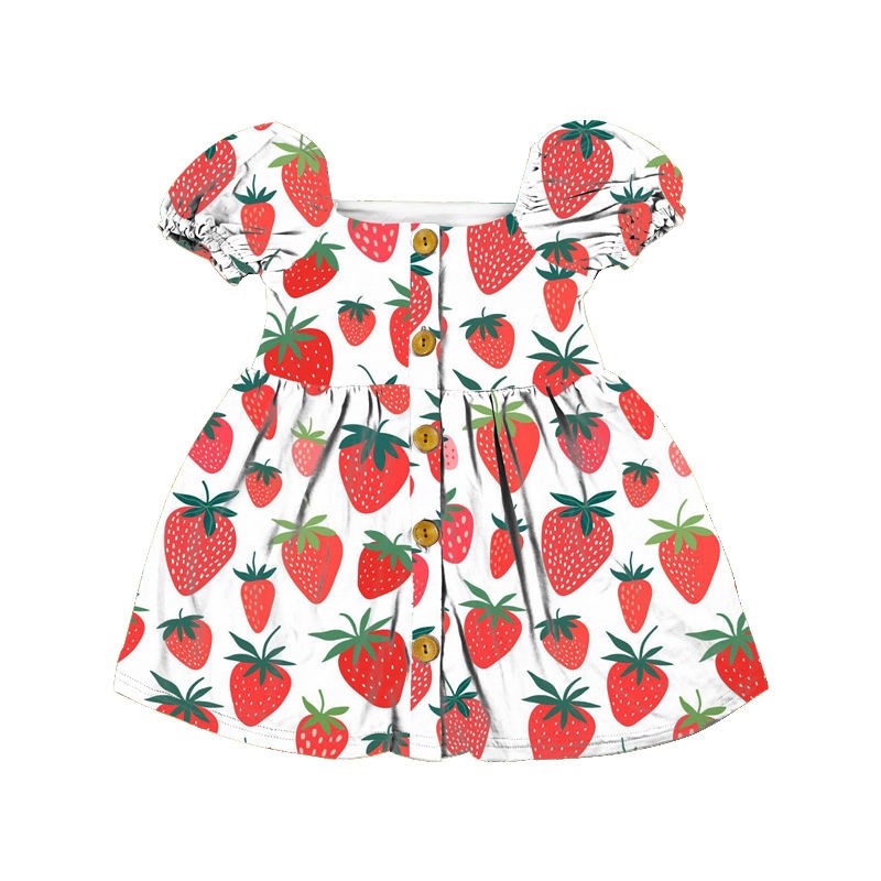 Christmas Baby Short Sleeve Print Tree Dot Short Skirt Tulle Dress Baby Dress Design