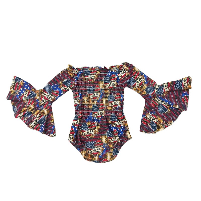 Girls Cartoon Print Baby Romper Zipper Toddler 100% Cotton Organic Summer Short Sleeve Romper Wholesale Baby Romper