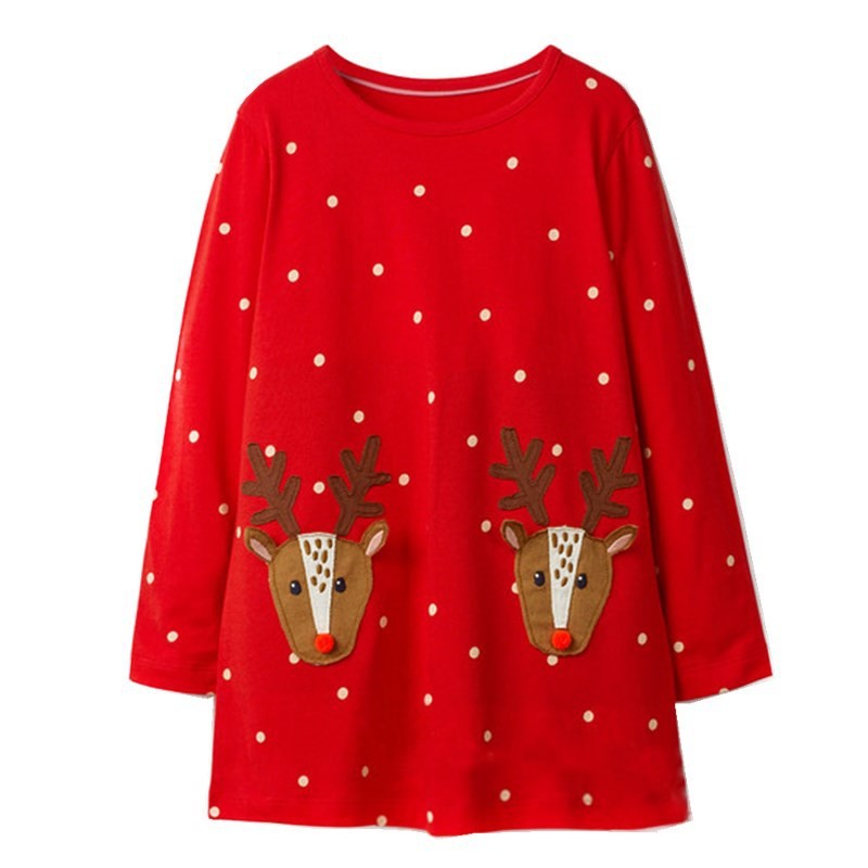 Spring/Autumn New Arrival Girl Dress Small/Medium Children A-Line Long Version Baby Long Sleeve Casual Dress