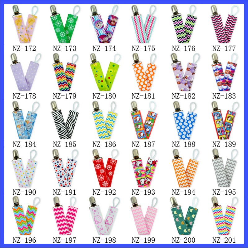 Custom Print Baby Feeding Nursing Pacifier Clip Baby Supplies Holder Pacifier Clip