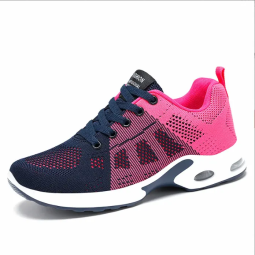 New Arrival Women's Outdoor Running Sports Shoes Breathable Mesh Sports Shoes Thick Sole Cotton Lining Rubber Insole Autumn