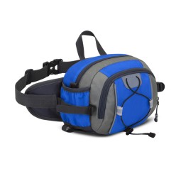 Nylon Waterproof Waist Bag for Outdoor Sports Travel Hiking and Camping Waist Bag with Water Bottle Holder