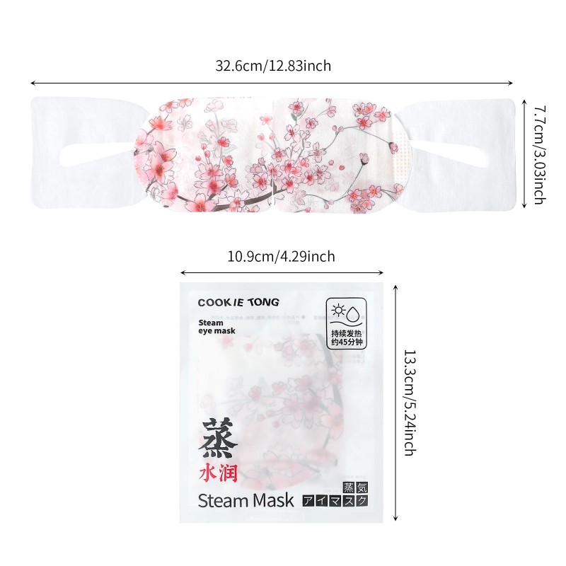 Warm Cotton Knit Sleep Mask with Elastic Band for Dark Circle Relief and Relaxation - Health Care Sleep Mask