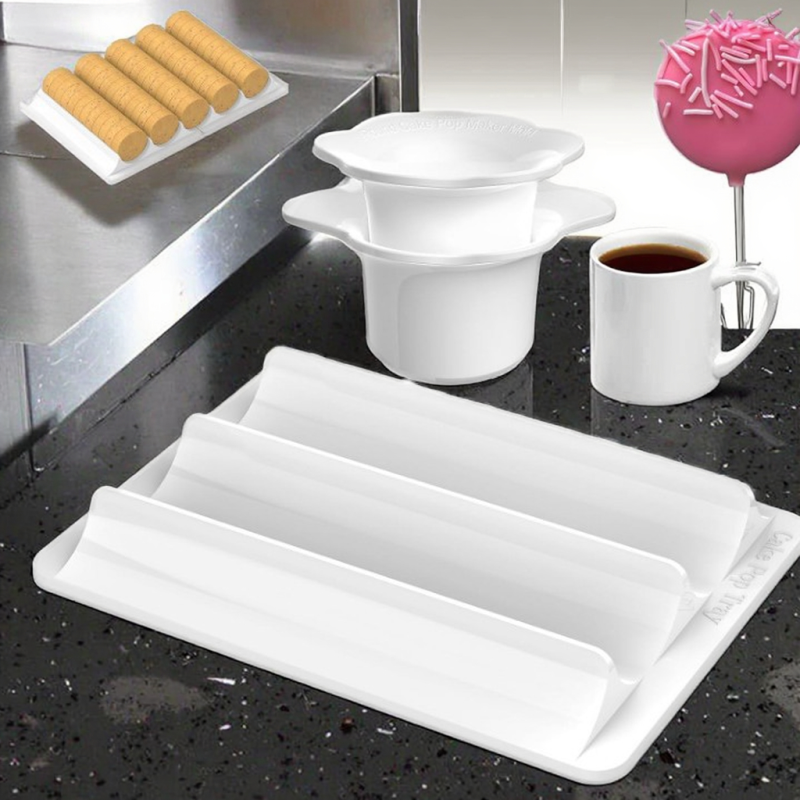 High-Quality ABS Creative New Round Cookie Mold Set with Tray Kitchen Cookie Tools for Home Use