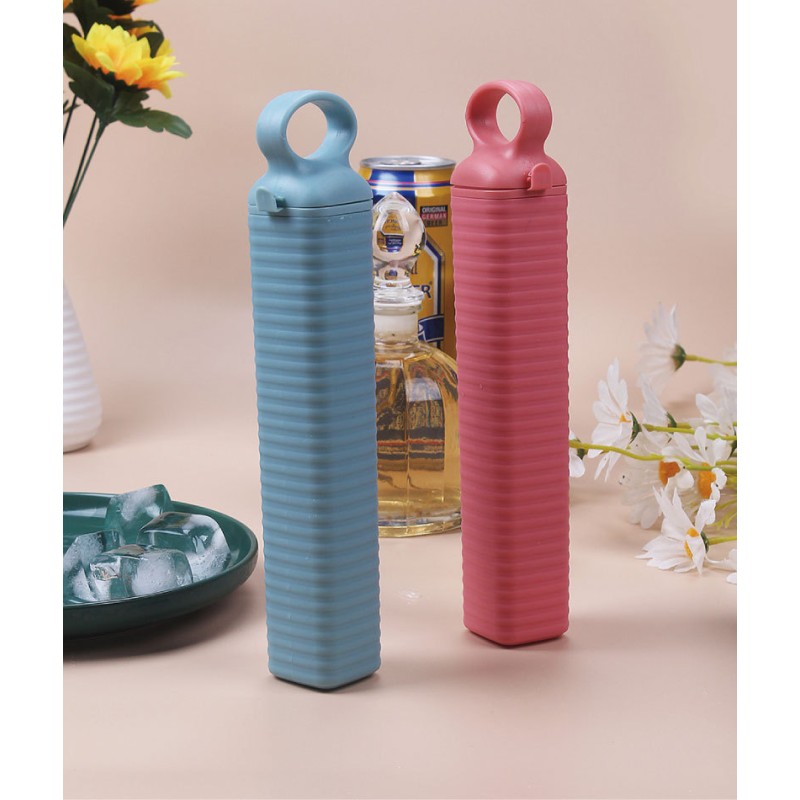 New Product Portable Ice Cube Mold Plastic Pull-Type Reusable Ice Cube Mold V-Shaped Large Ice Cube Mold