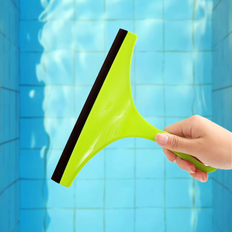 Household Soft Rubber Glass Cleaner and Window Squeegee Bathroom Floor Tile Cleaning Brush Tool Advanced Cleaning Brush