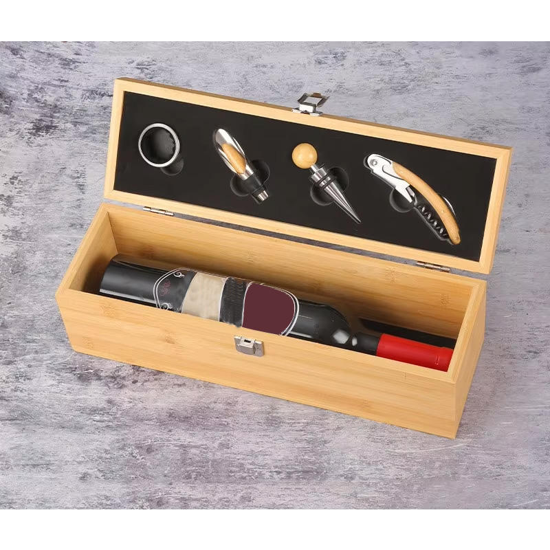 Hot-Selling Wine Bottle Opener and Corkscrew Set Gift Box for Wine Lovers Includes Party House