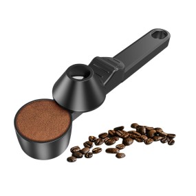 Practical Coffee Spoon Creative Coffee Slide Spoon Long Handle Large Capacity Leak-Proof Round Coffee Spoon