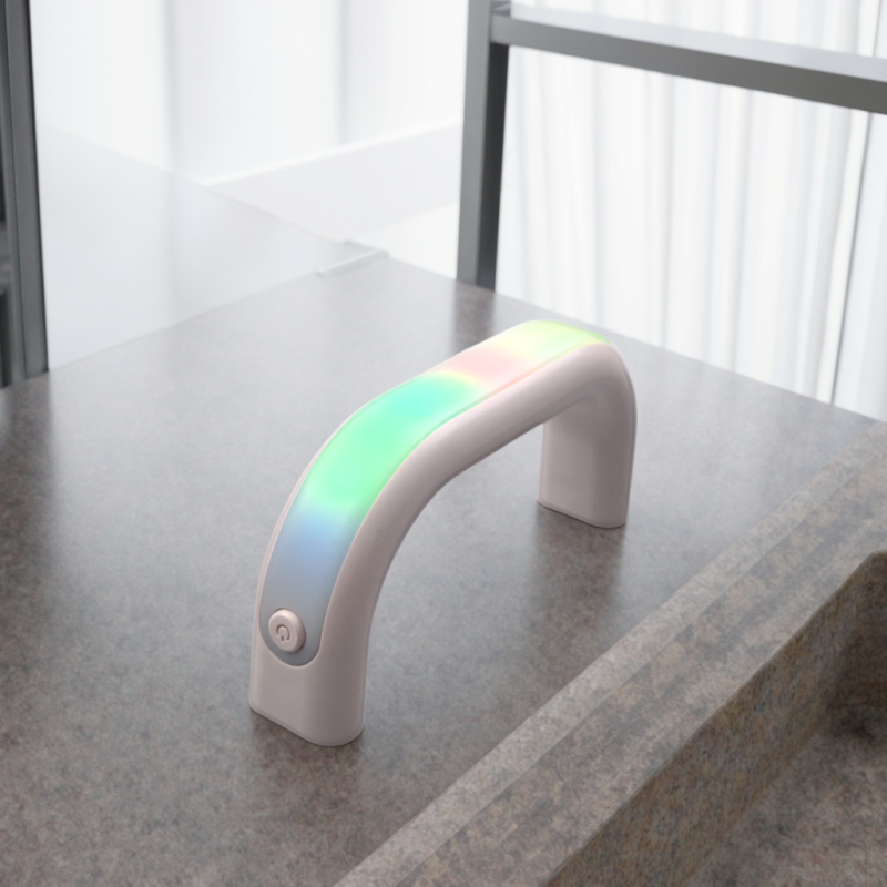 ABS Glow-in-the-Dark Water Cup with Colorful Handles Creative Fun Multi-Color Handles