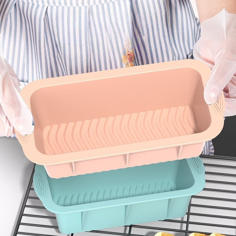 High-Quality Bread and Cake Silicone Molds Heat-Resistant Baking Tools Rectangular Baking Pan Toast Molds