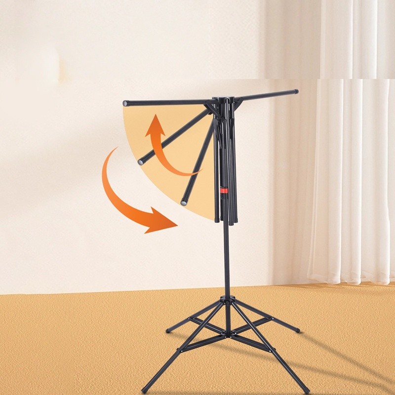 Foldable Clothes Drying Rack Household Floor Standing Drying Rack Balcony Outdoor Drying Rack Bedroom Easy Installation