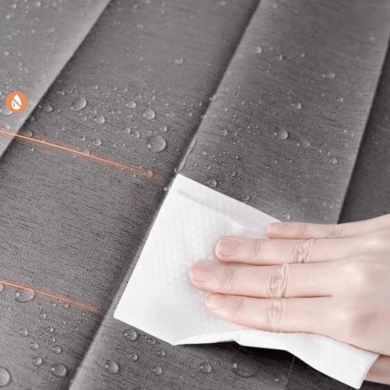 Bathroom Shower Curtain Set Waterproof Mold-Resistant Foldable Shower Curtain Shower Partition Dry-Wet Separation