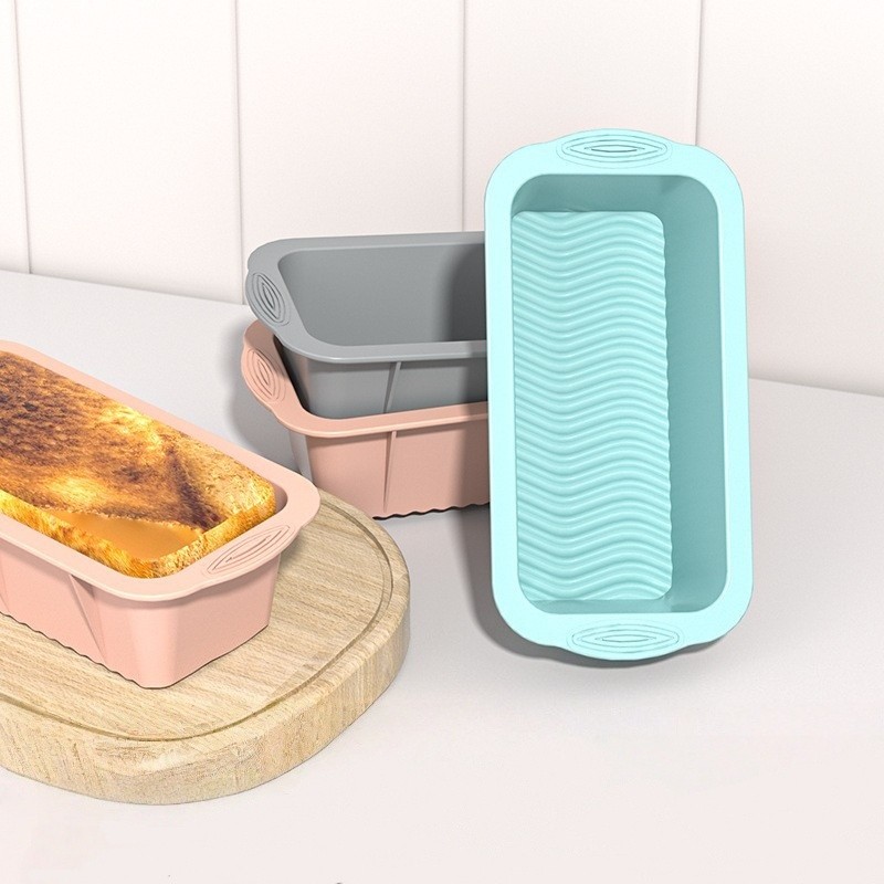 High-Quality Bread and Cake Silicone Molds Heat-Resistant Baking Tools Rectangular Baking Pan Toast Molds