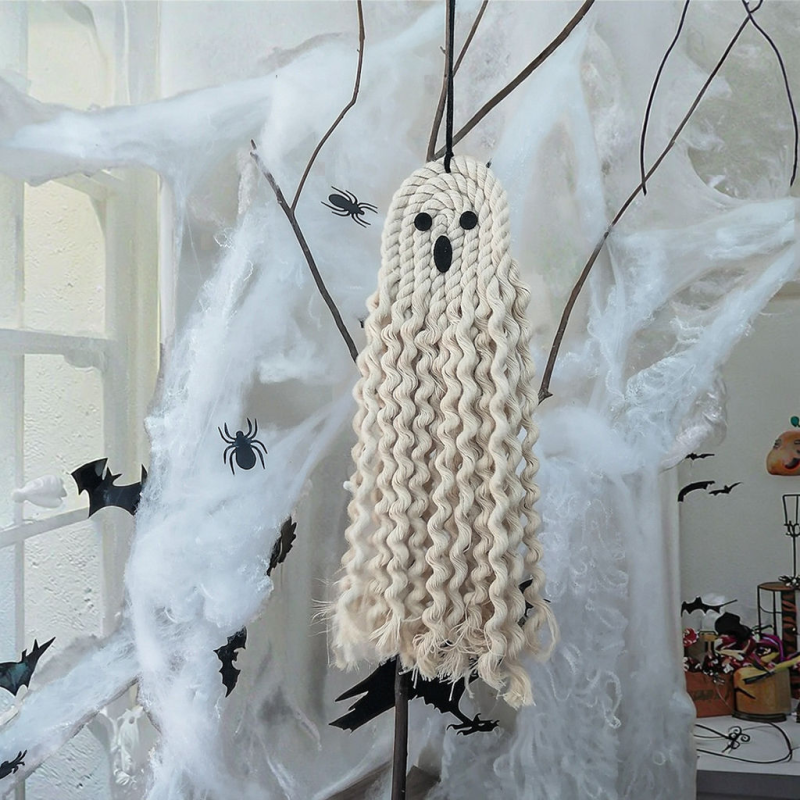 Children's Room Handmade Cute Ghost Ornament & Festival Wall Decor DIY Craft Party Wall Decor Gift